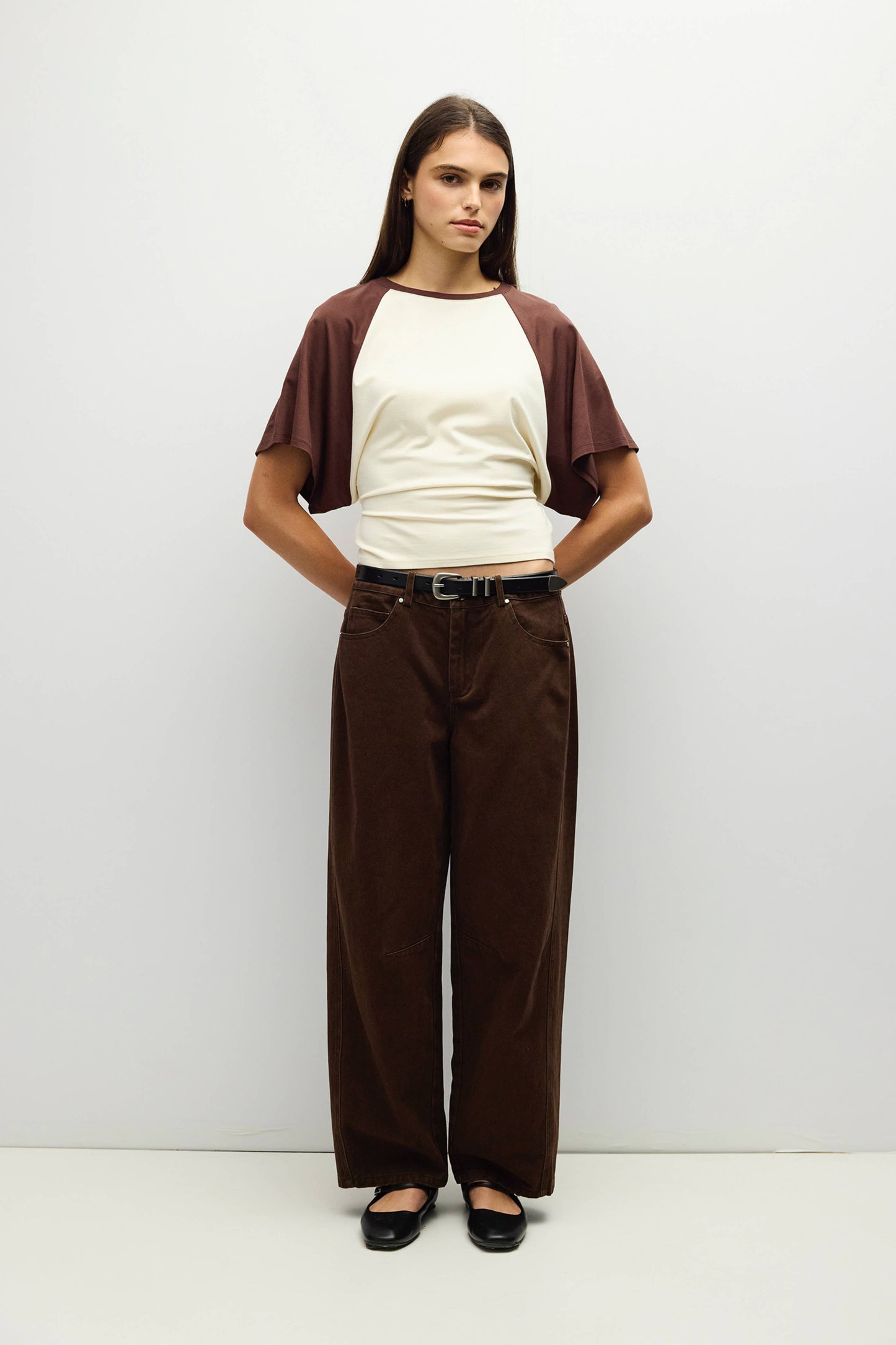 The Taylor Top | Raglan Tie Back Top