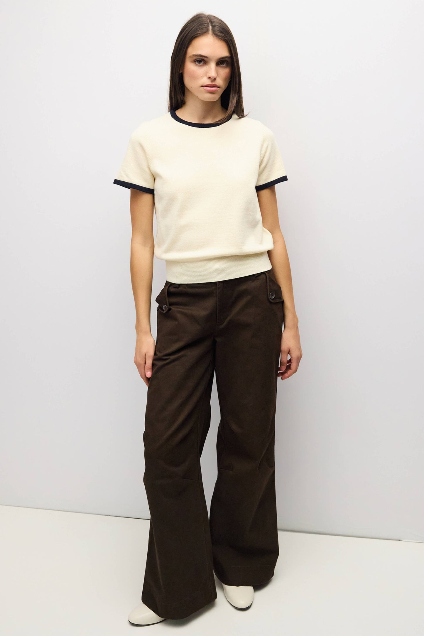 The Joey Top | Ringer Knit Top