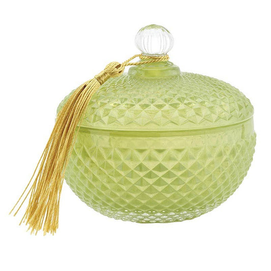 Green Glass Jar