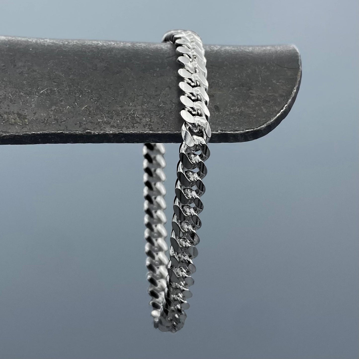 4.8mm Sterling Silver Miami Cuban Bracelet