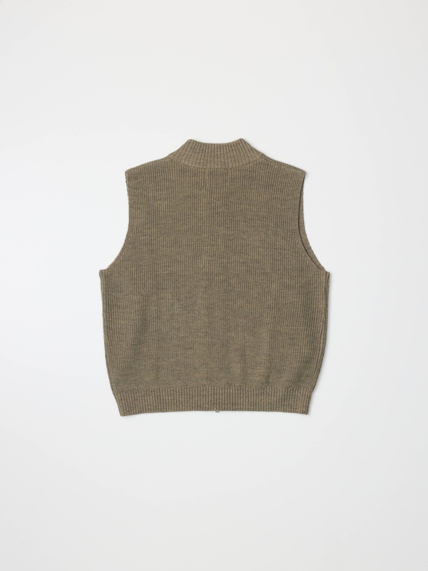 The Dion Vest | Zip-Up Knit Vest