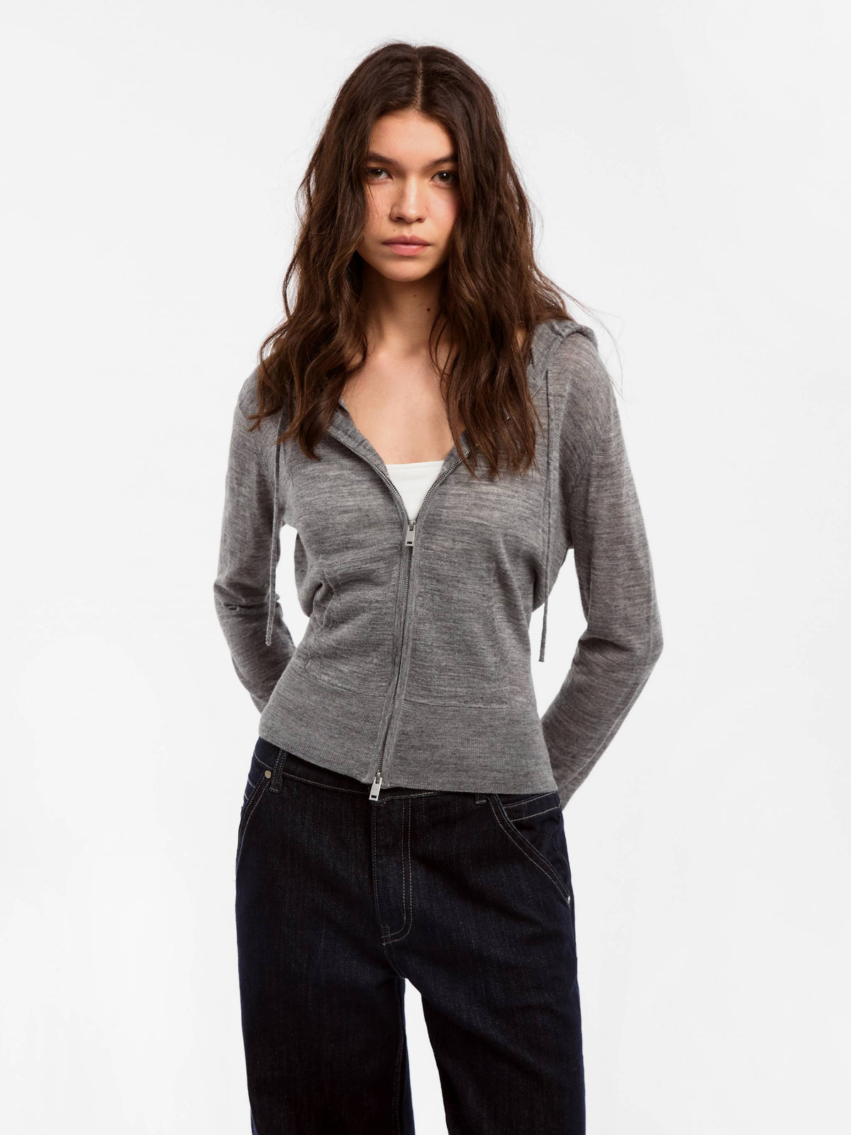CUBIC Wool Zip-Up Hoodie