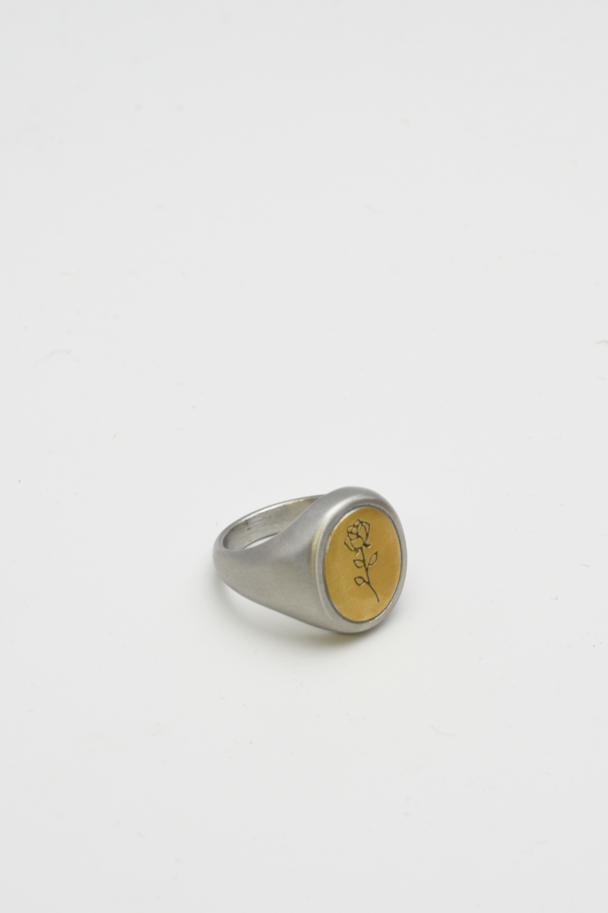 Rose Ring Steel + brass