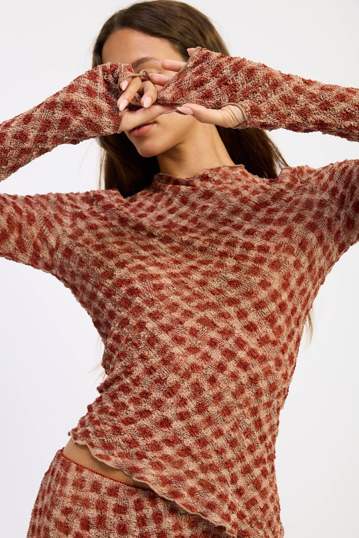 ASYMMETRICAL LONG SLEEVE TOP