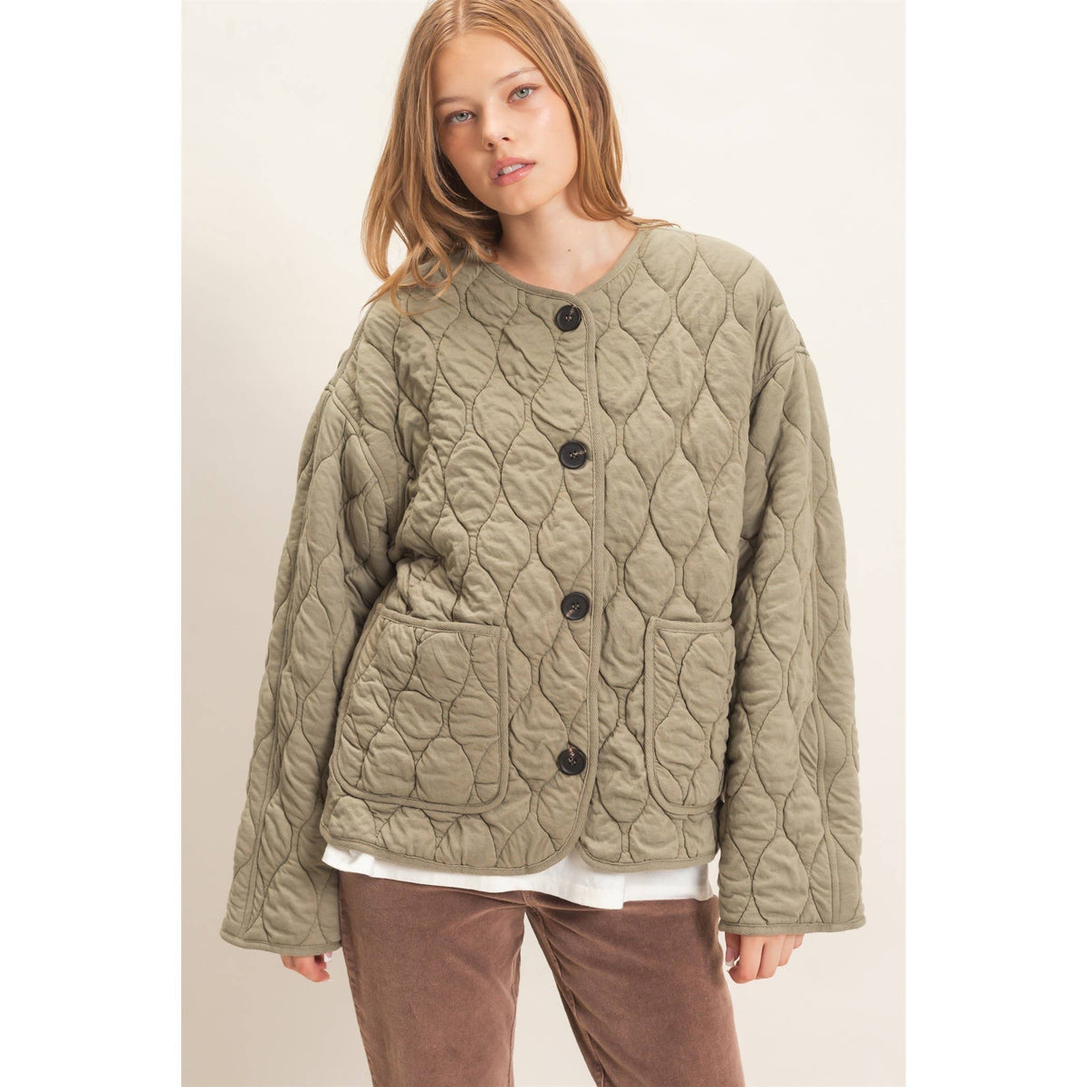 Diamond Quilted Jacket