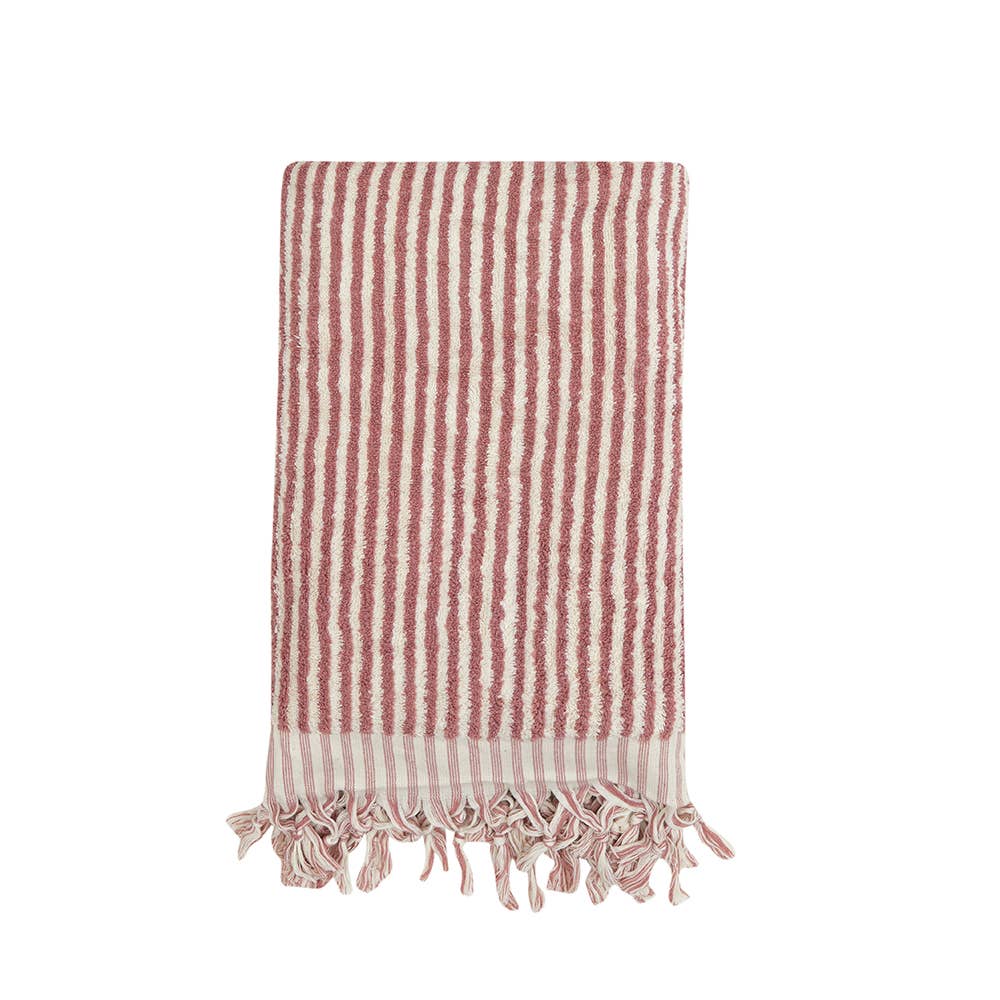 Stripe Handloom Bath Turkish Towels Vintage Bohemian Look