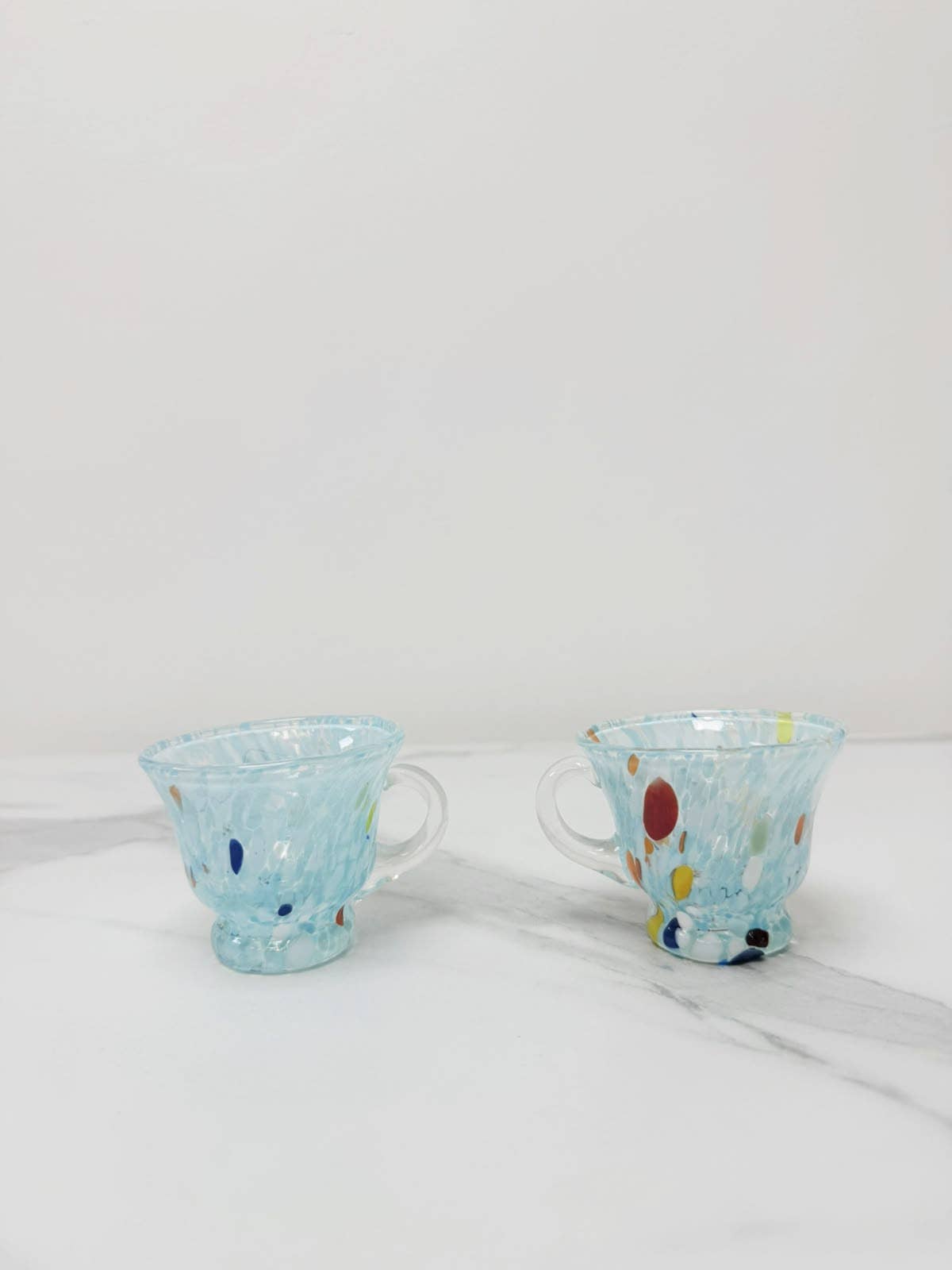 Campanella Celeste Coffee Cup in Murano Glass