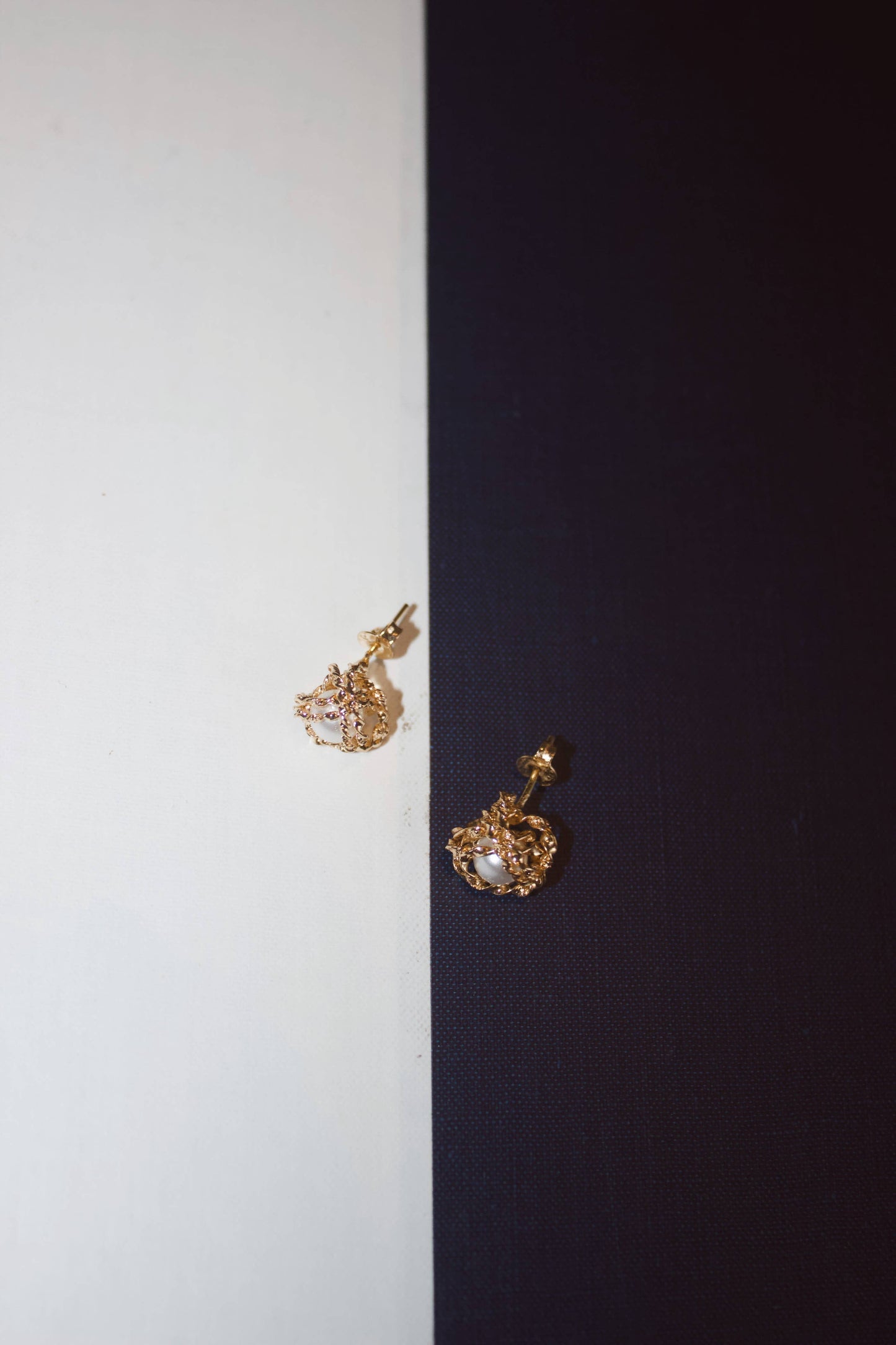 Golden hush studs