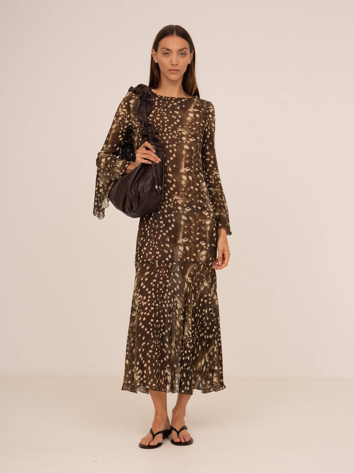 Bambi Noir Jester Animal Print Dress