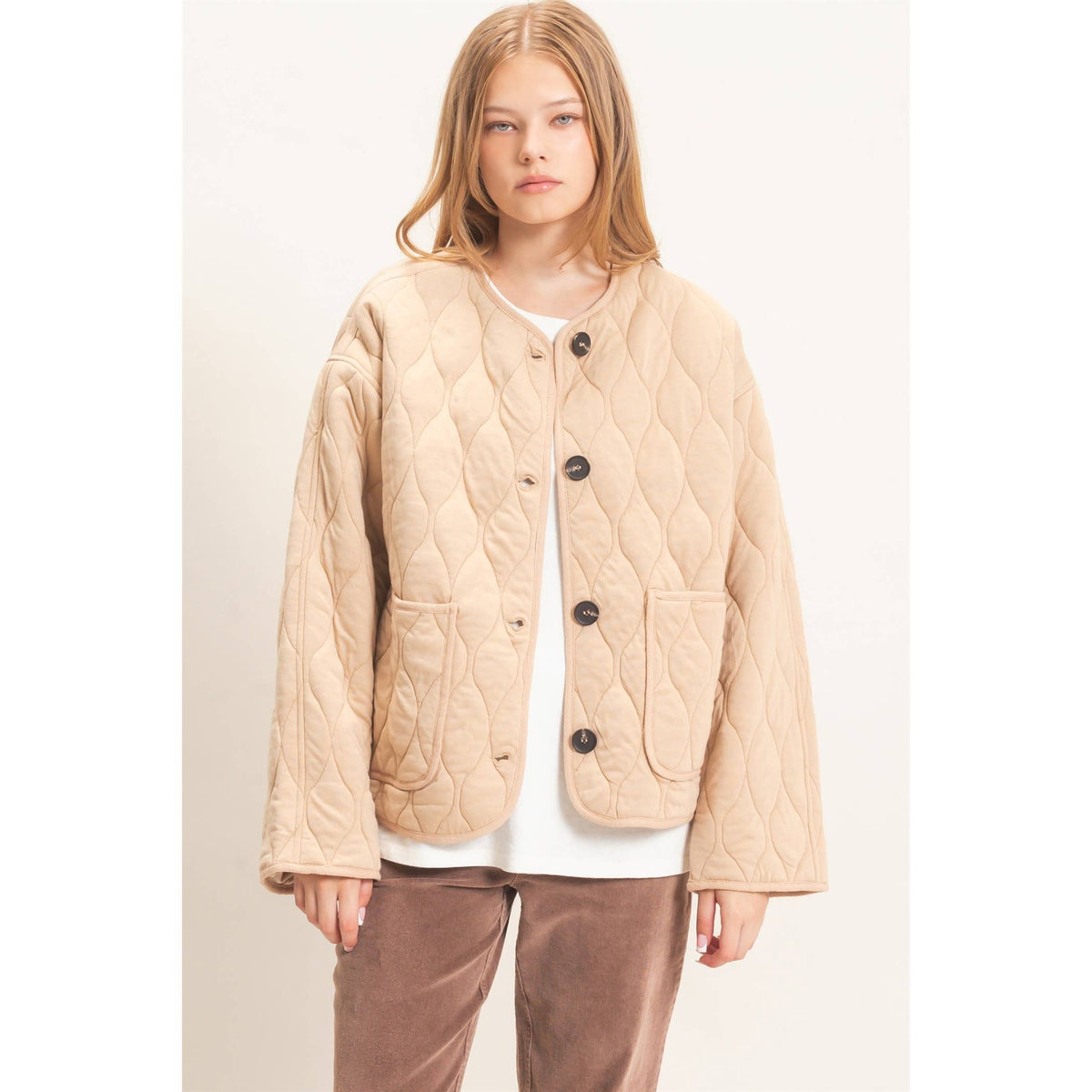 Diamond Quilted Jacket
