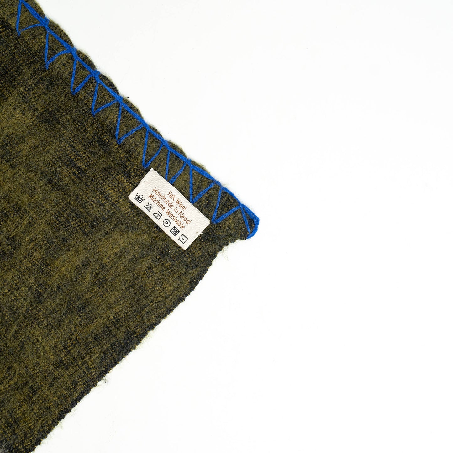 Extra Soft Yak wool Travel Throw Blanket  46"x90" Handmade