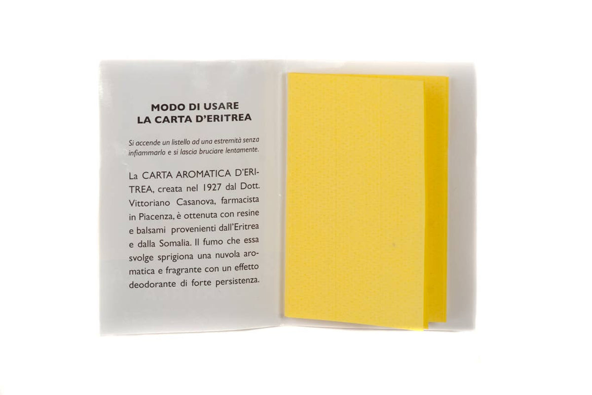 Carta Aromatica d’Eritrea Incense Paper Booklets