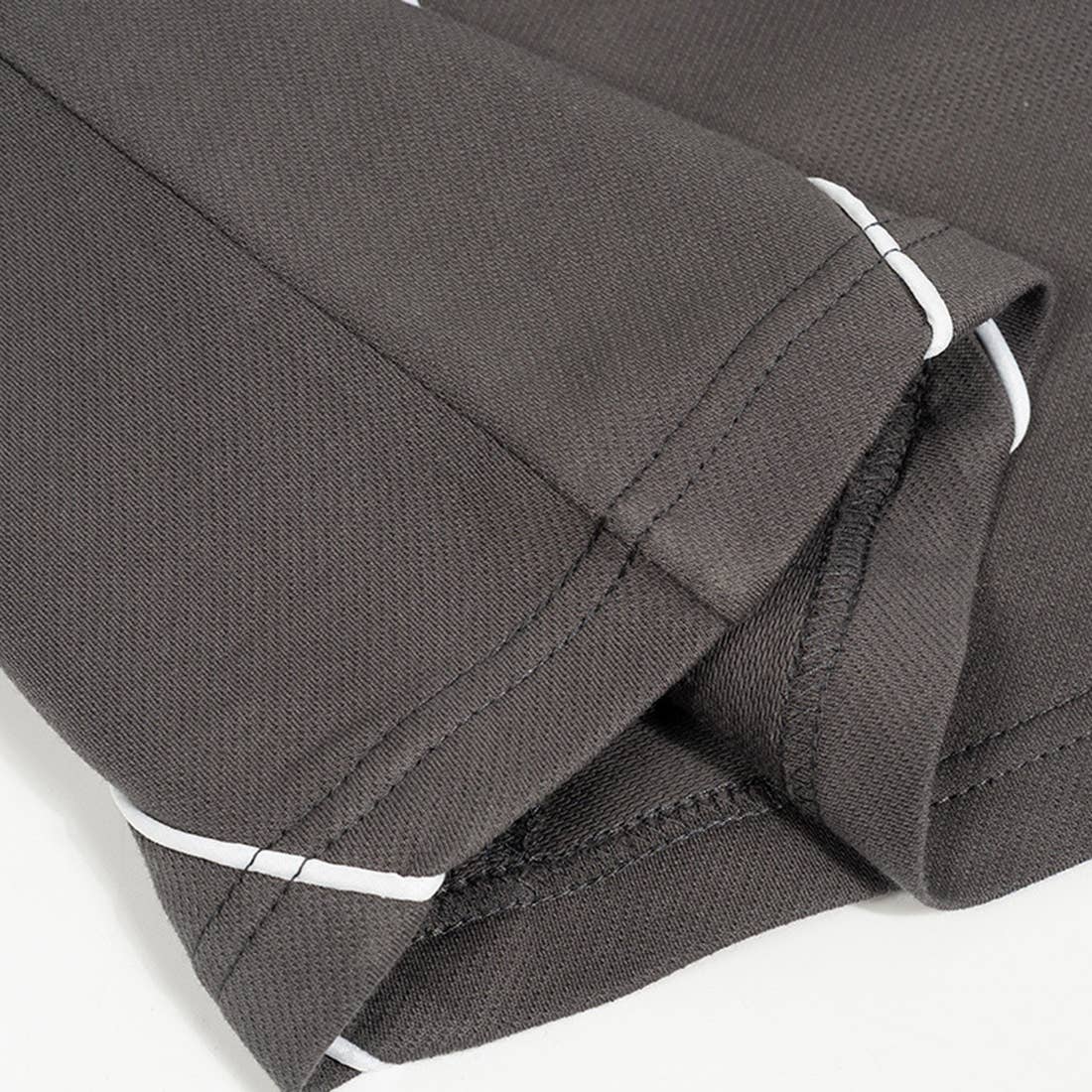 Men's Street Boxy Contrast Piping Short Sleeve Cotton Polo