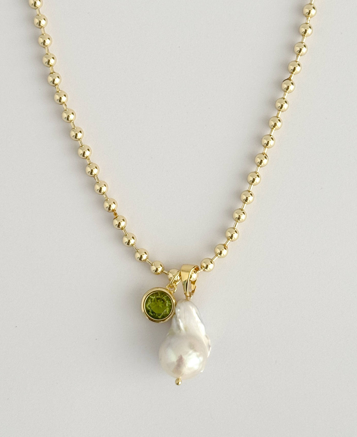 Perla Peridot Necklace