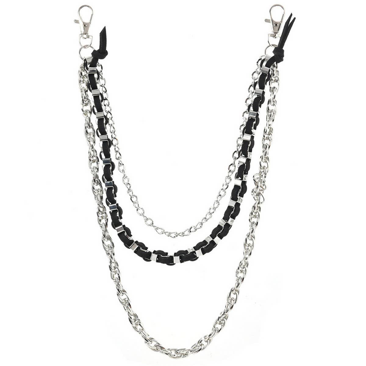 CREATIVE WOVEN THREE-LAYER TRENDY JEANS CHAIN_CWMM4829