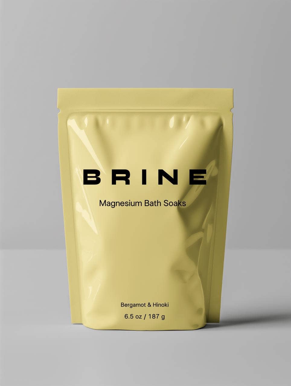 Brine Magnesium Bath Soak for Muscle Recovery | Bergamot & Hinoki