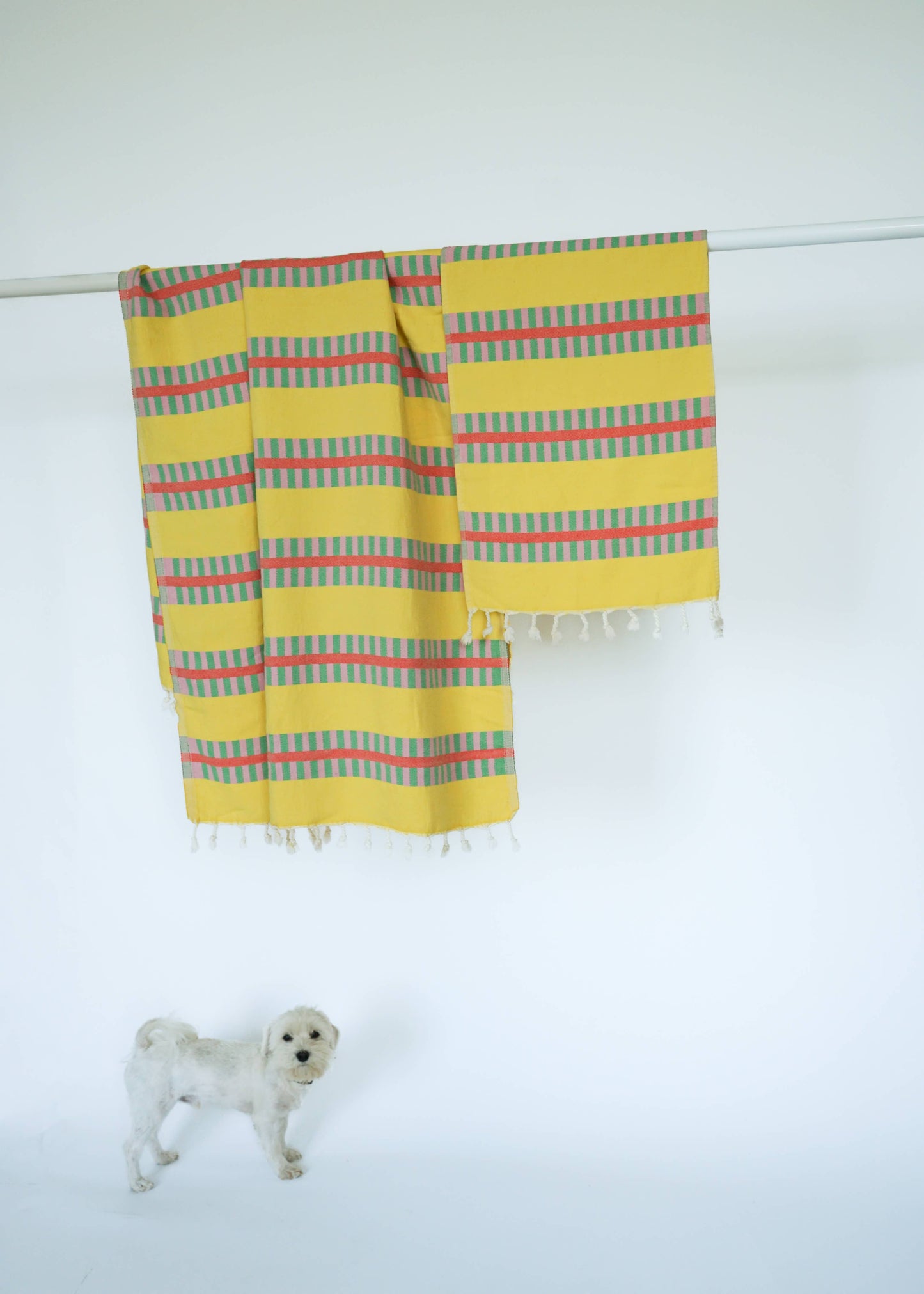 LATTICE TURKISH TOWEL / LEMON SPRITZ