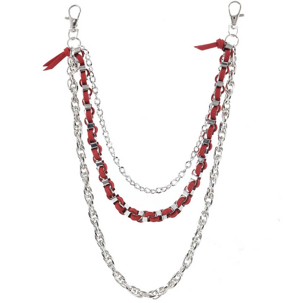 CREATIVE WOVEN THREE-LAYER TRENDY JEANS CHAIN_CWMM4829