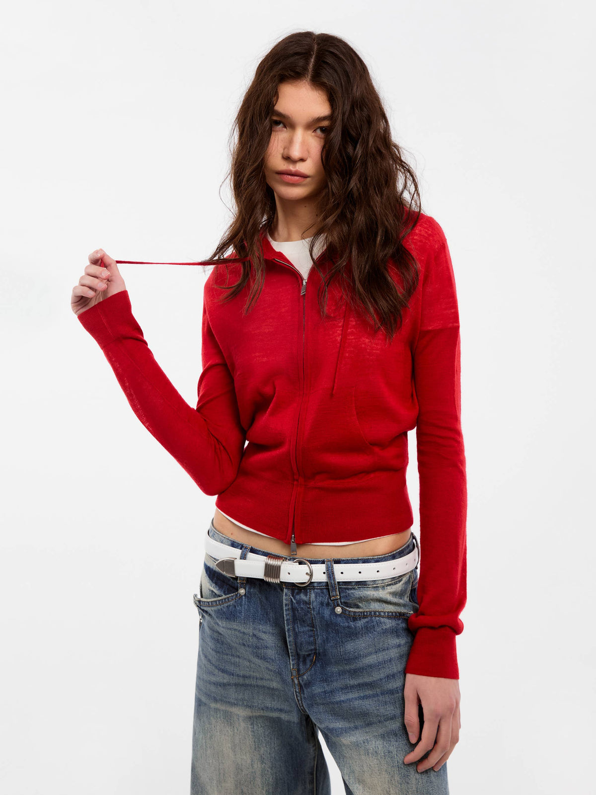 CUBIC Wool Zip-Up Hoodie