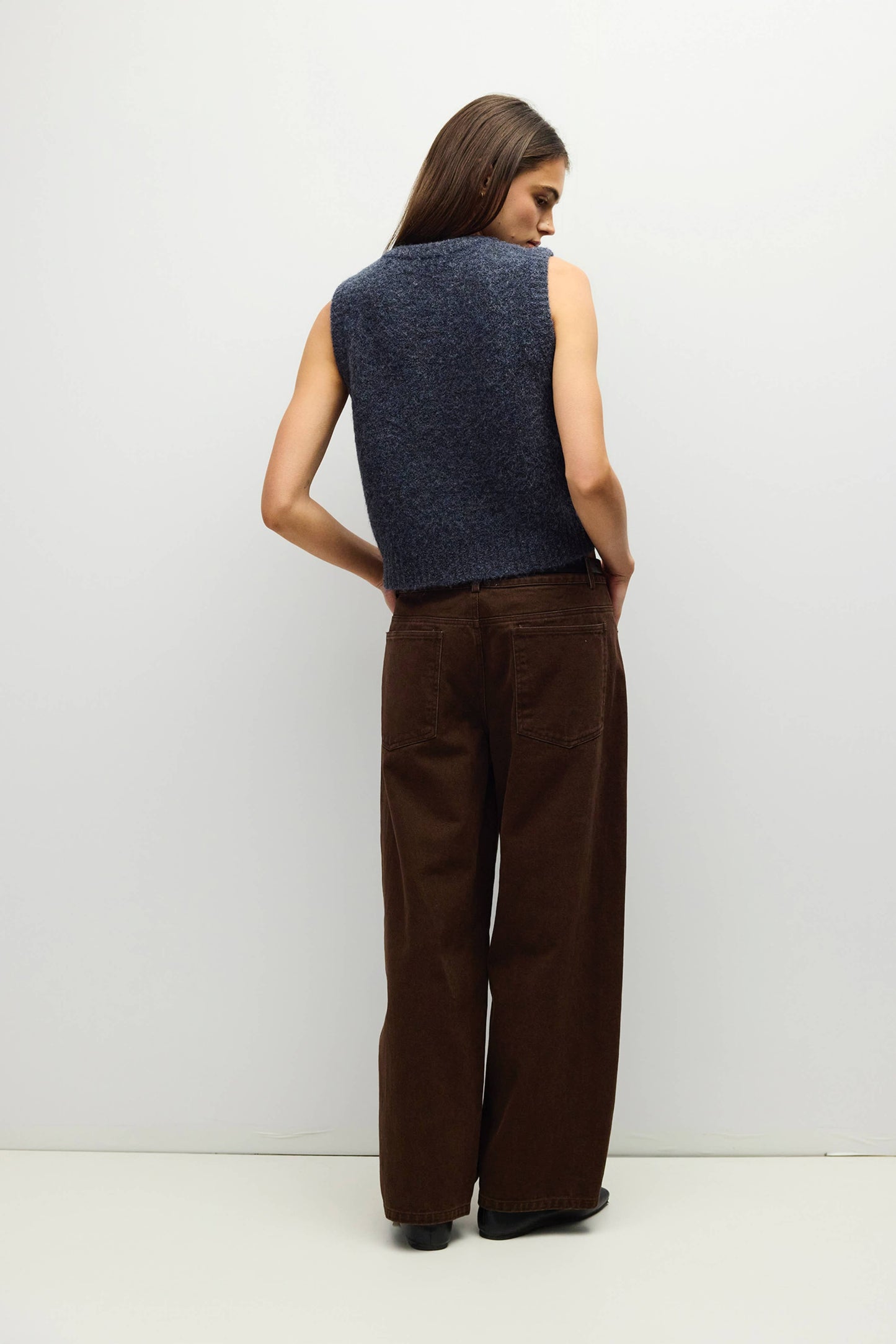 The Skyla Top | Boucle Knit Sweater Vest
