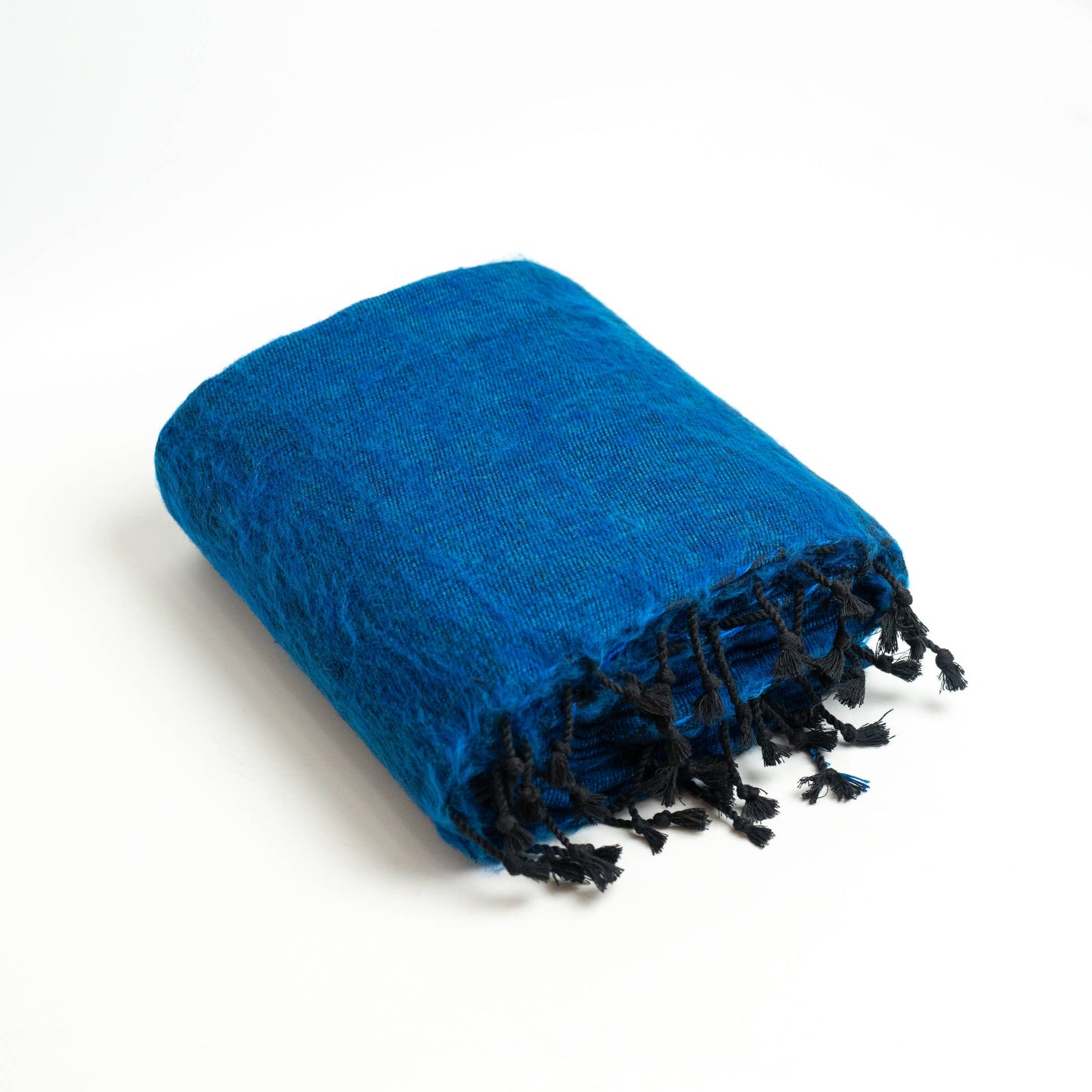 Extra Soft Yak wool Travel Throw Blanket  46"x96" Handmade