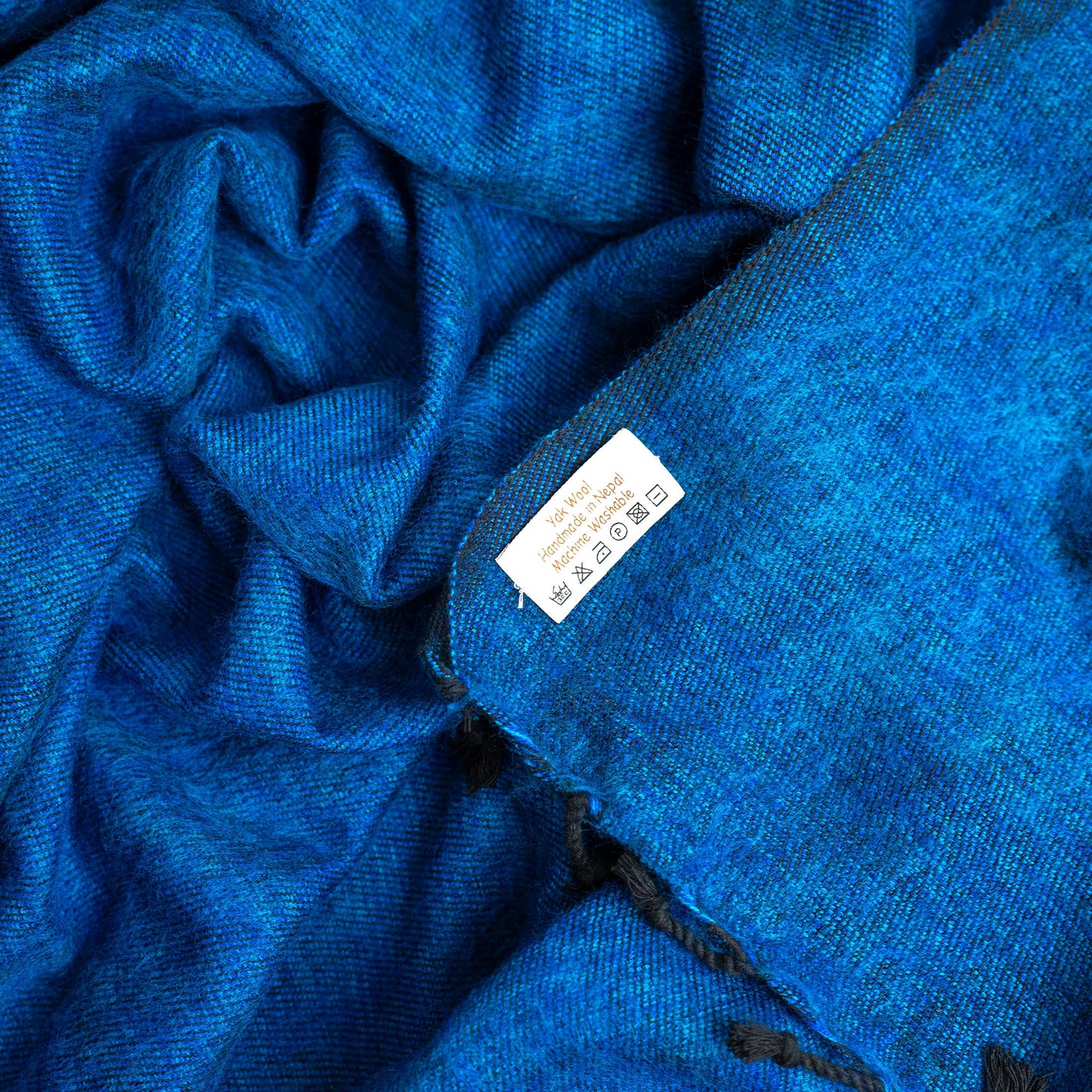Extra Soft Yak wool Travel Throw Blanket  46"x96" Handmade