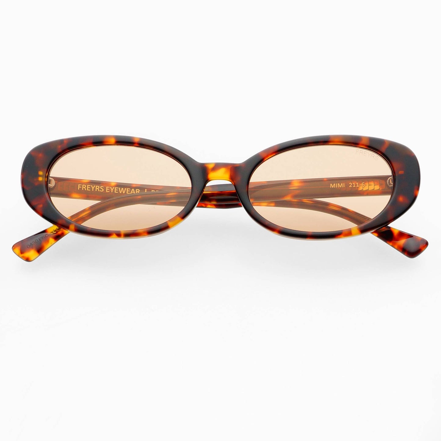 Mimi Acetate Oval Sunglasses