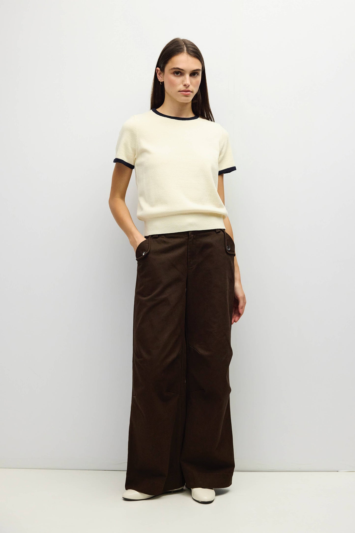 The Joey Top | Ringer Knit Top