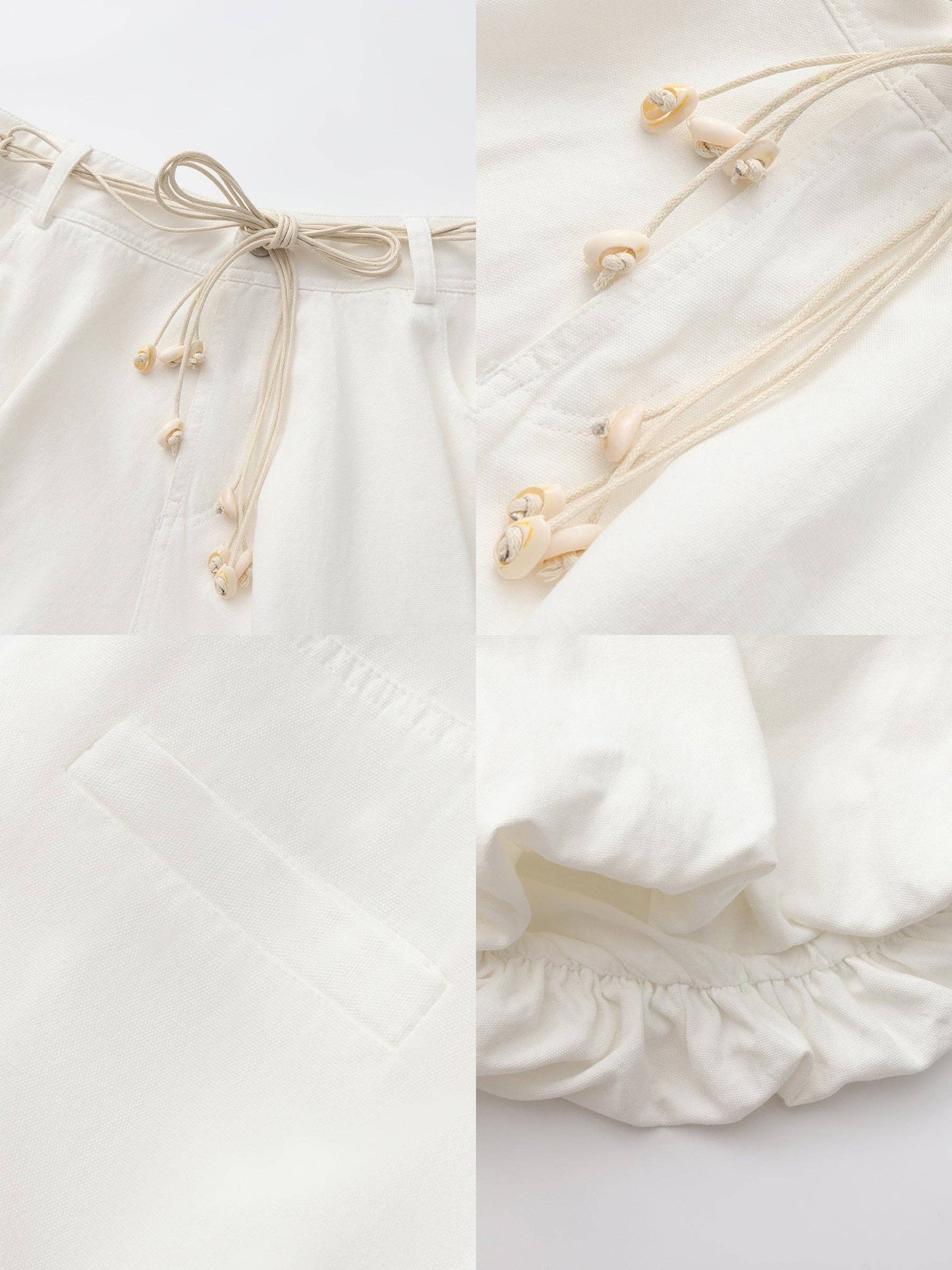 CUBIC Cotton Ruffled Bubble Shorts