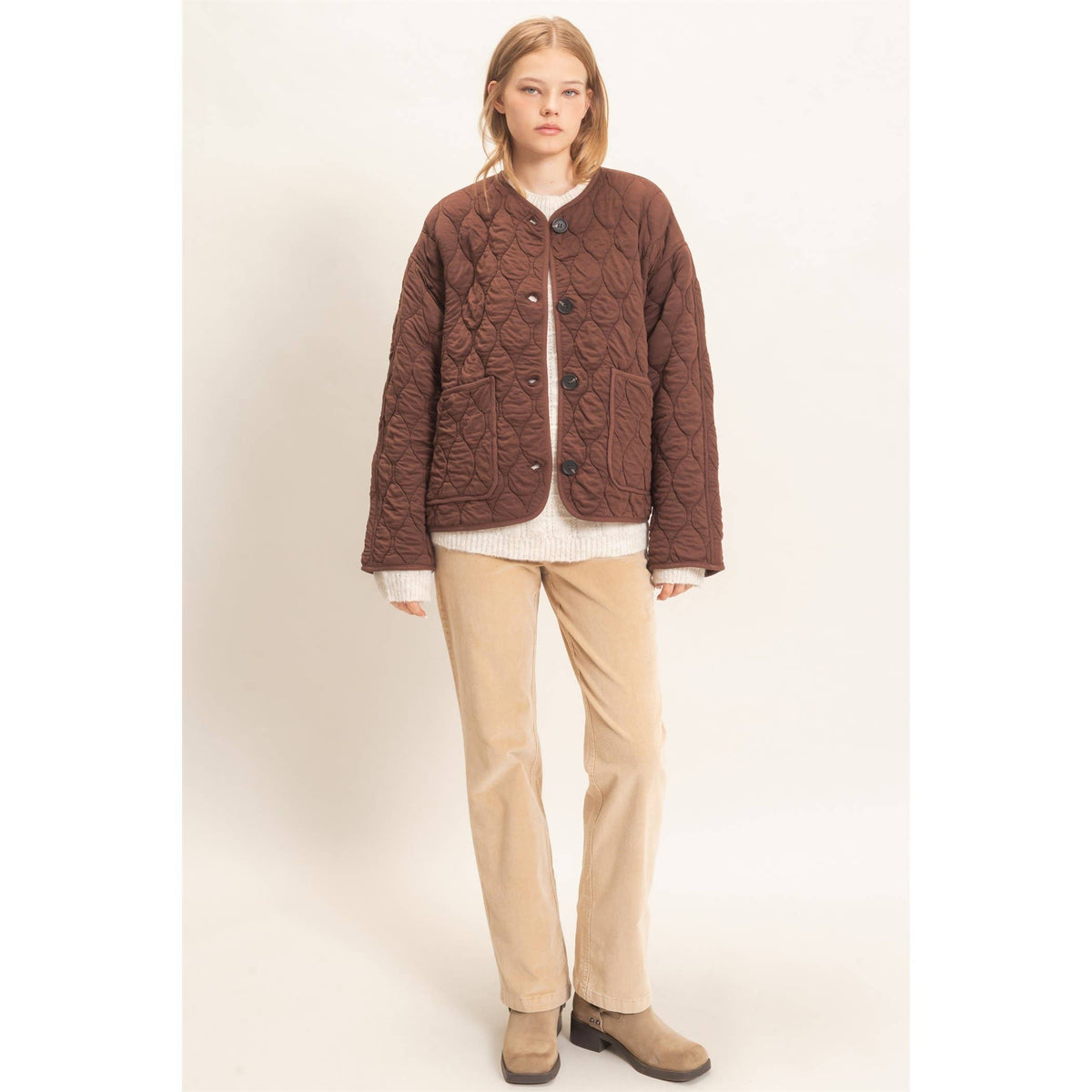 Diamond Quilted Jacket