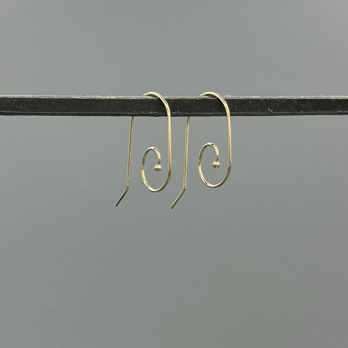 Oval Spiral Threader Hoops