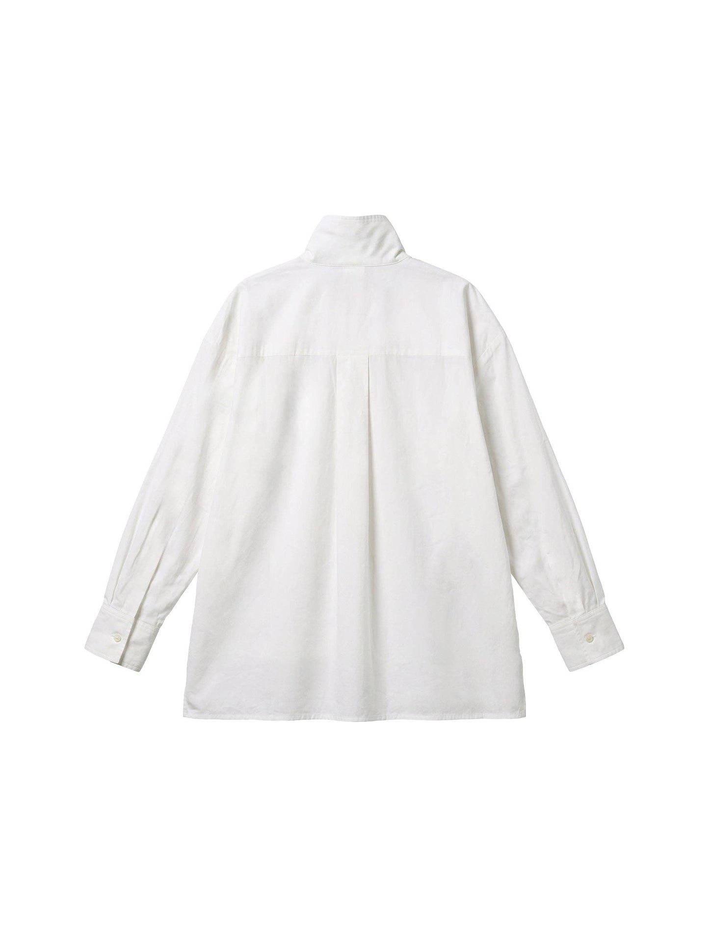 CUBIC Stand Collar Cotton Shirt