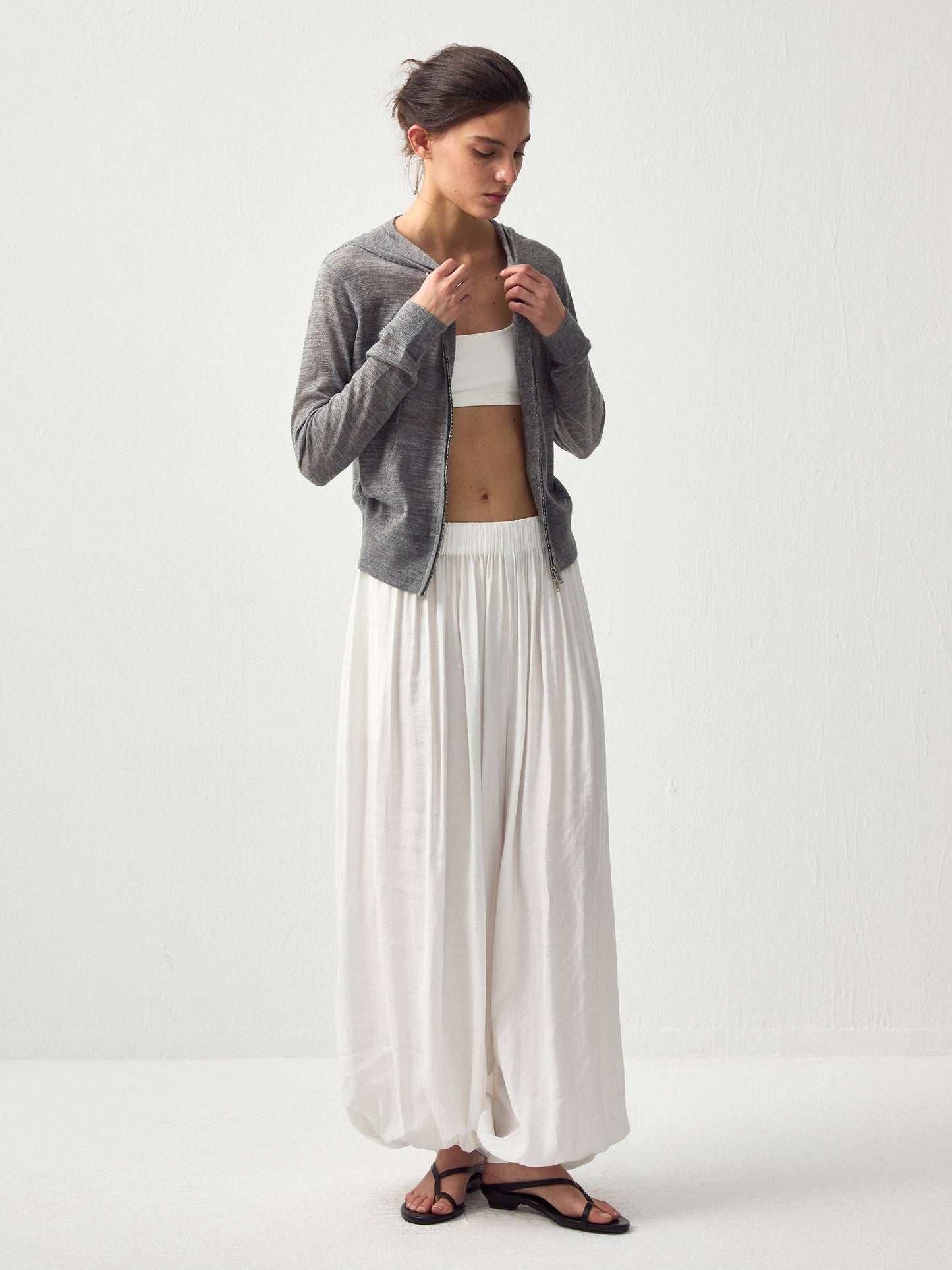 CUBIC Pleated Lantern Pants