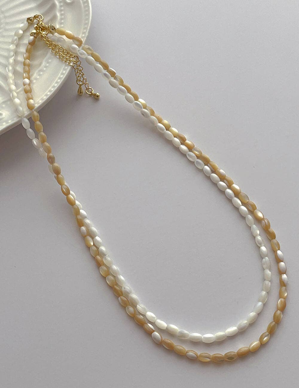 Trendy Solid Color Bead Choker Necklace MK2ZCEP6W6JNC330