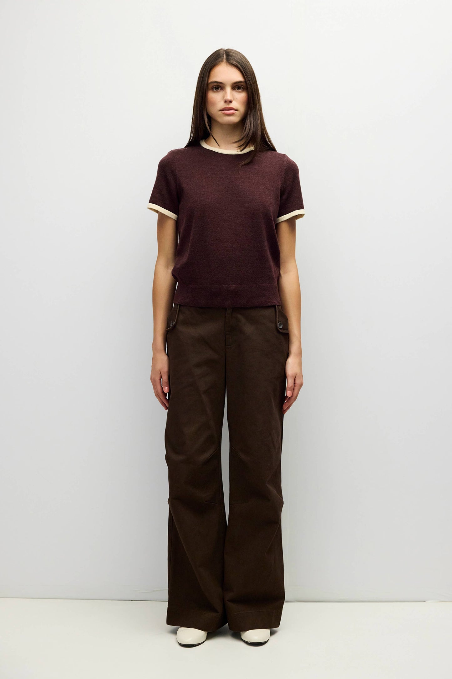 The Joey Top | Ringer Knit Top