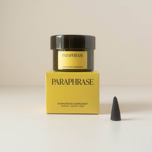GUAIACWOOD & BERGAMOT INCENSE CONES