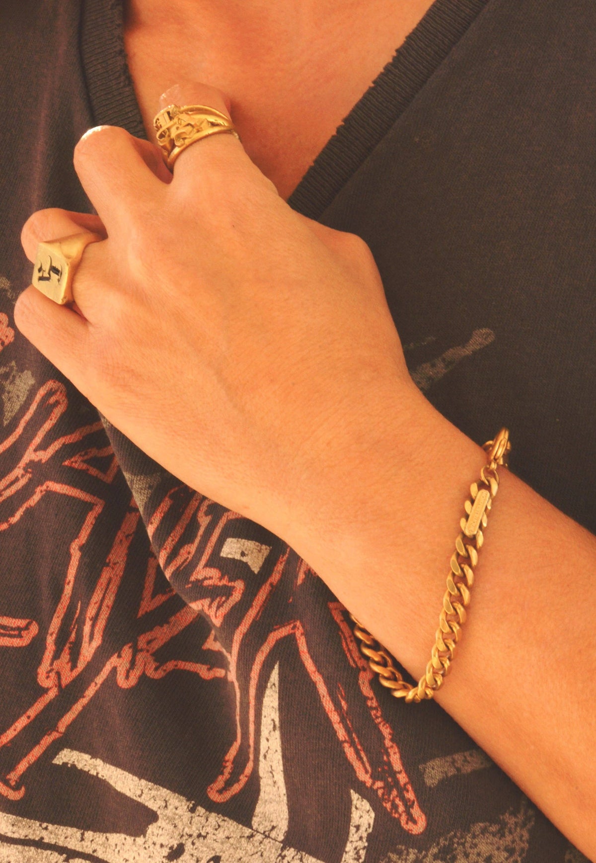 Cuban chain bracelet