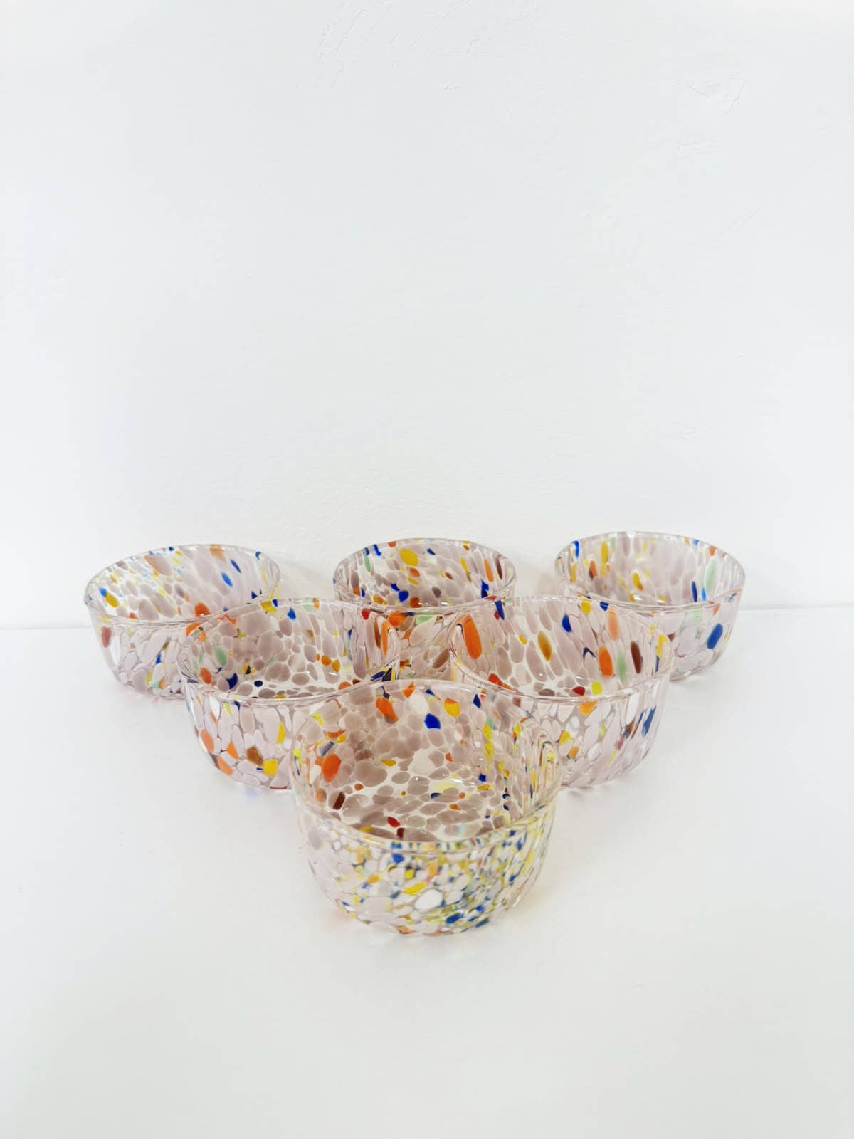 Purple Murano blown-glass cup