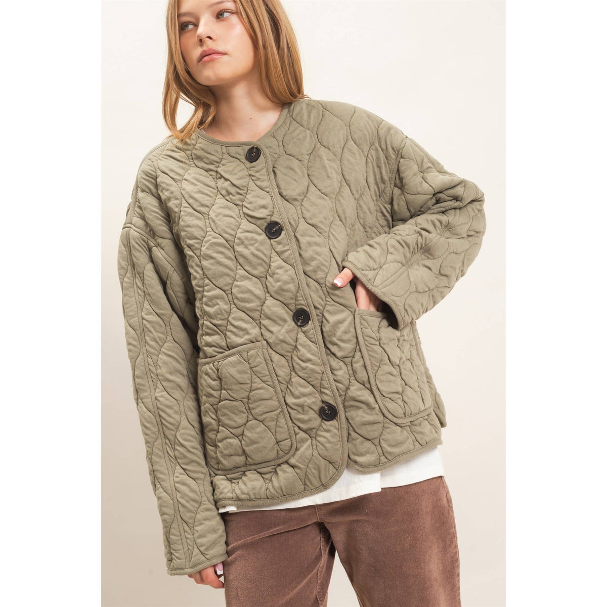 Diamond Quilted Jacket