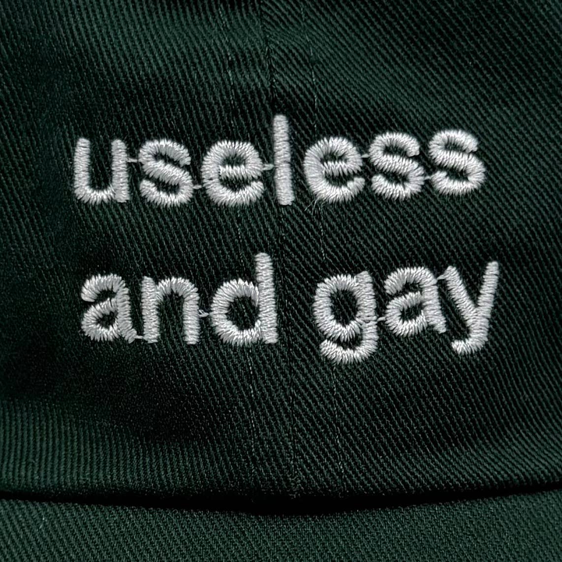 Useless and Gay Embroidered Hat