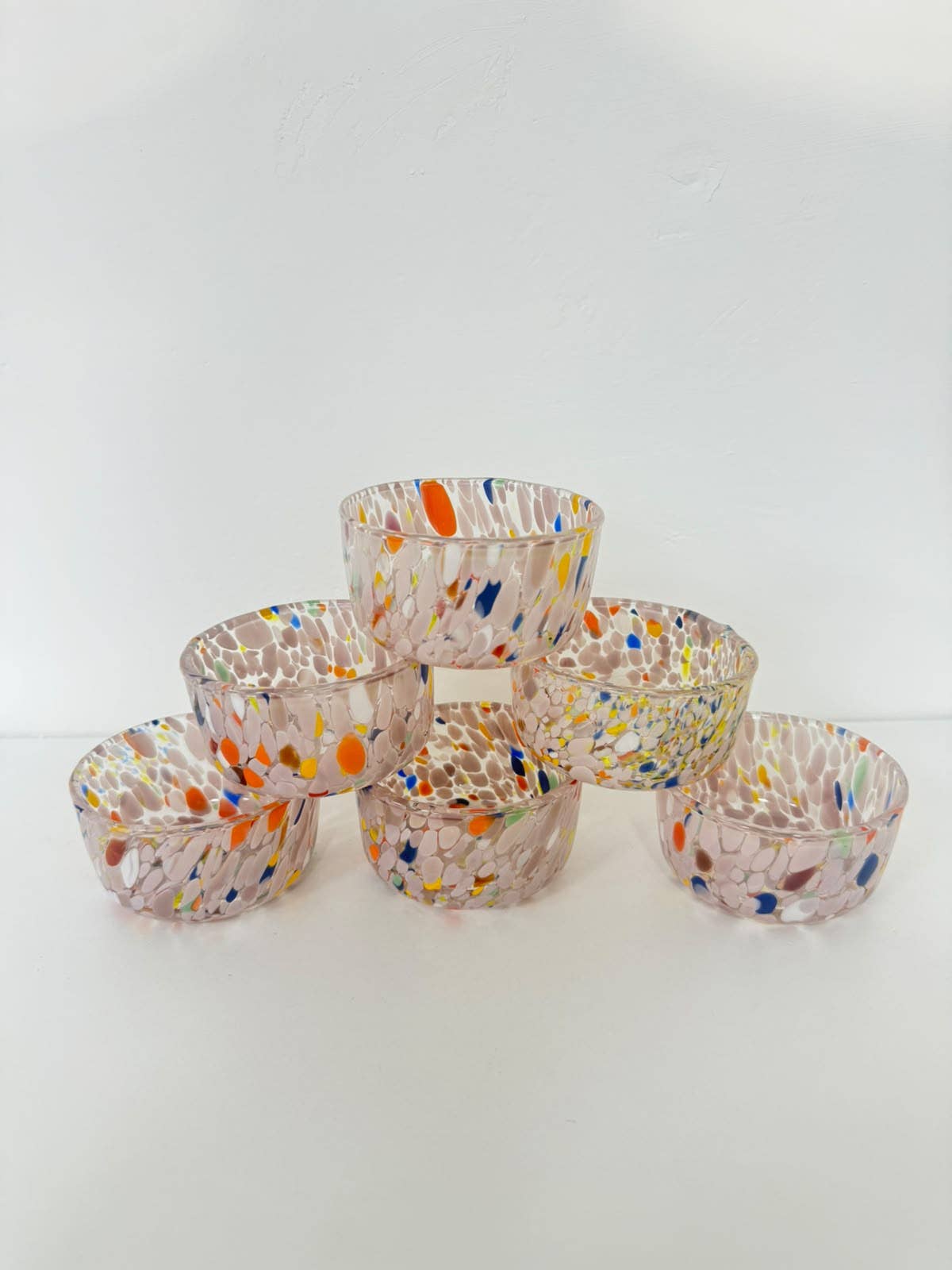 Purple Murano blown-glass cup