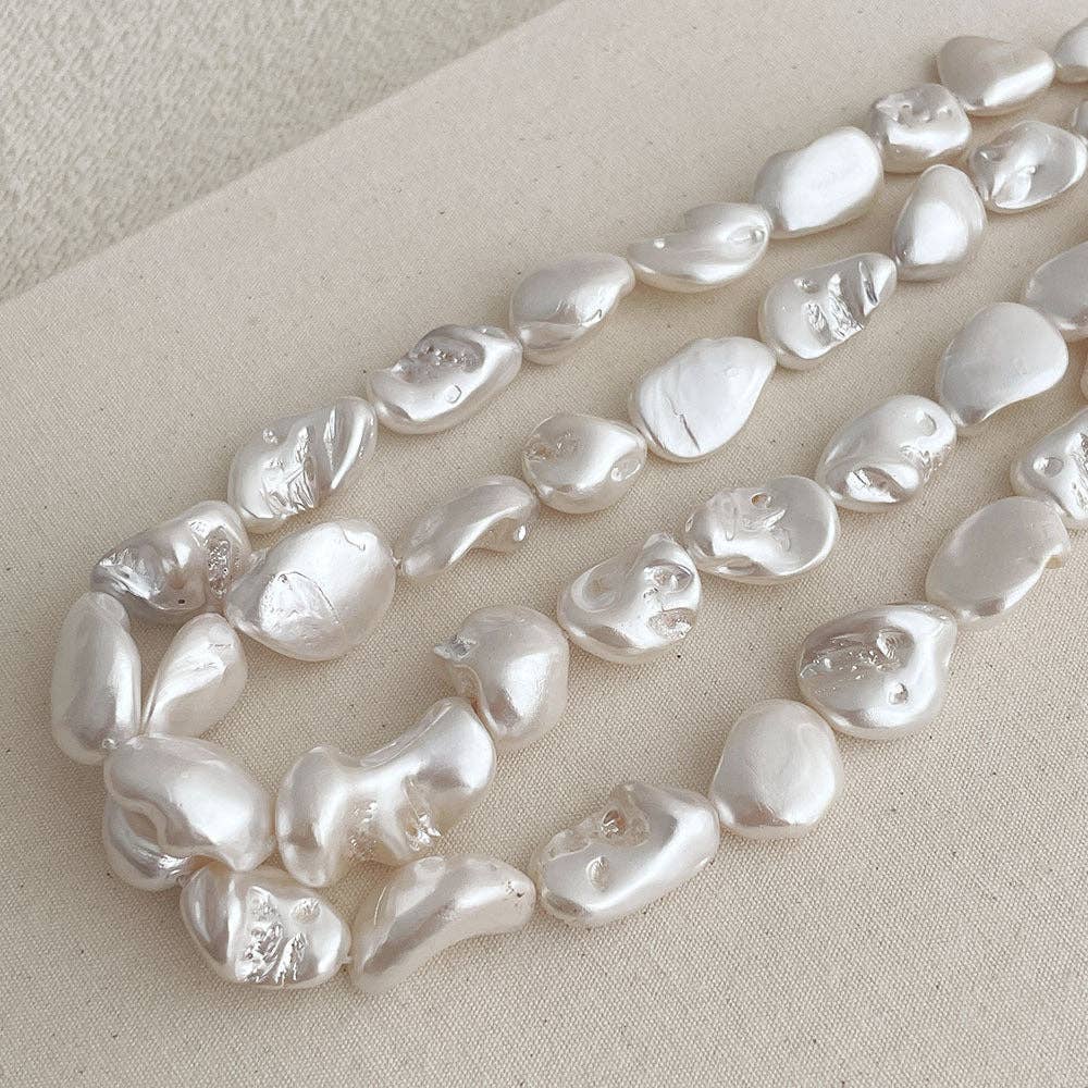 Elegant Irregular Baroque Pearl Choker Necklace MK2ZCEP6W6JNC288