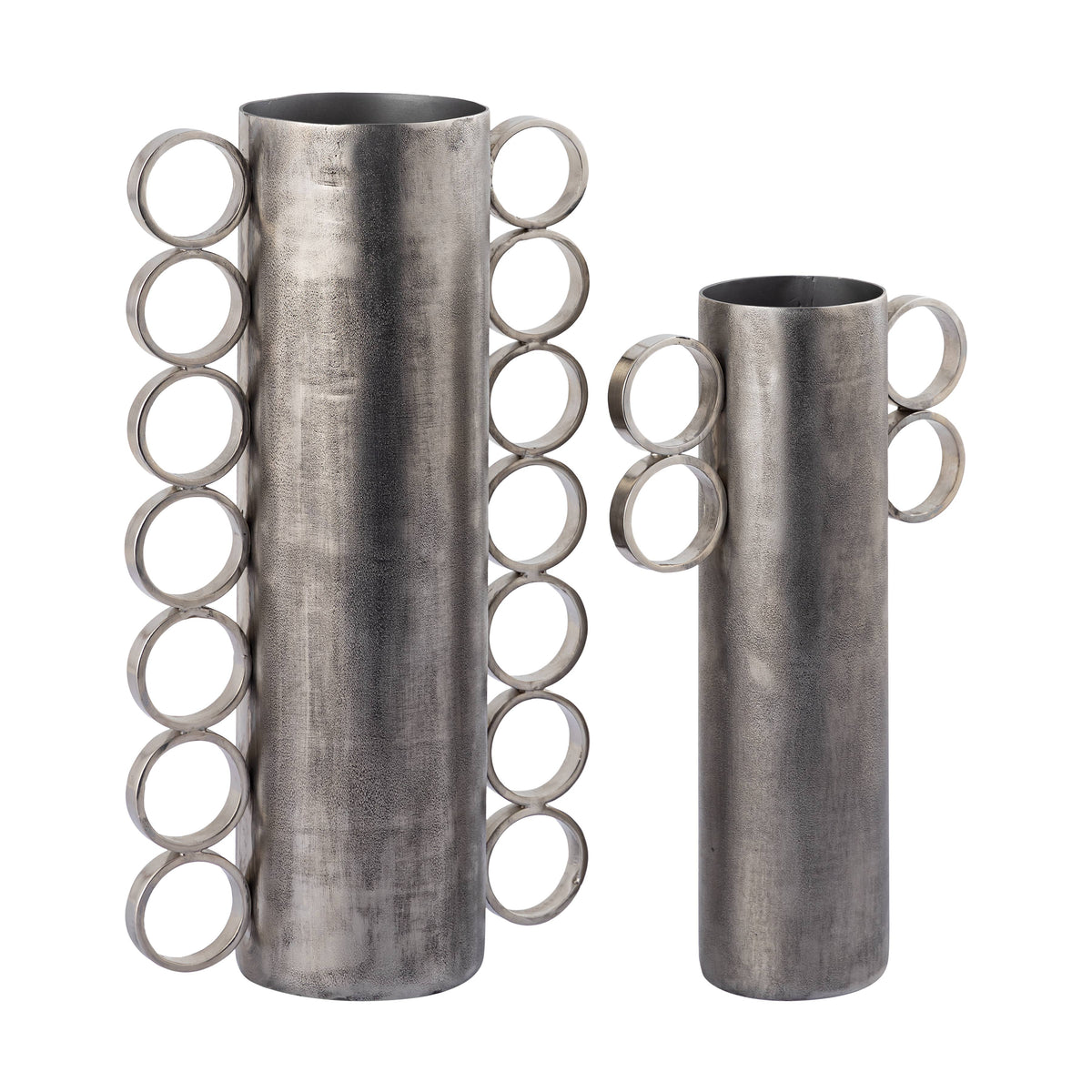Cirq Vase - Small Antique Nickel