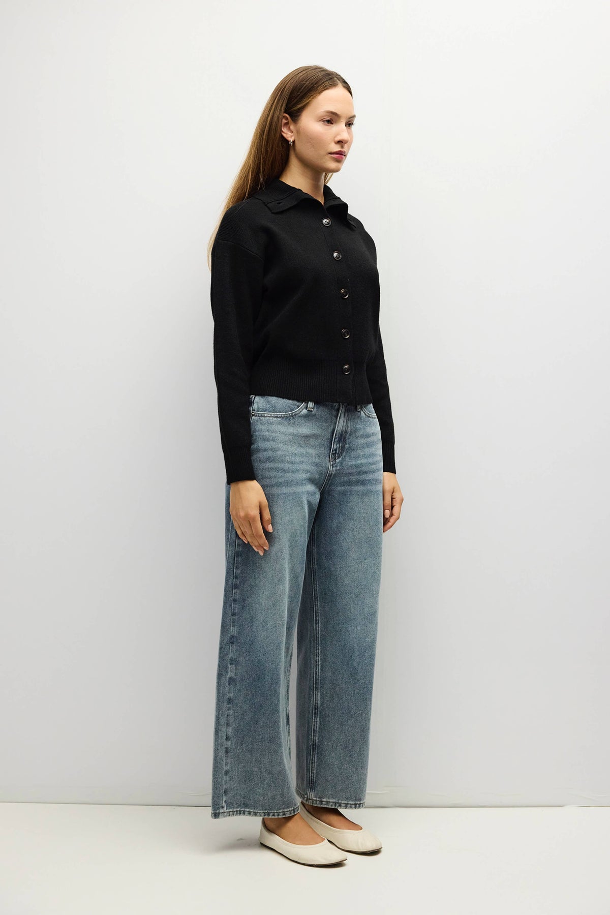 The Olivia Cardigan | Turtleneck Cardigan