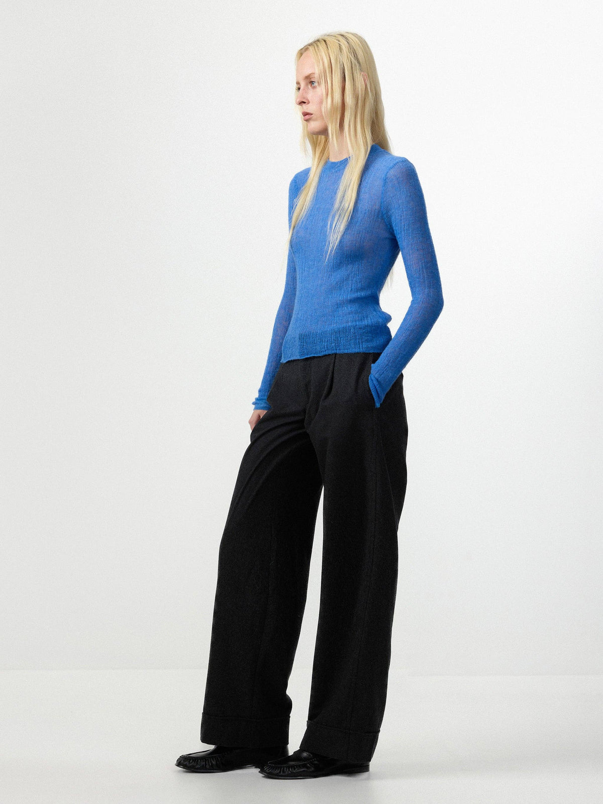 CUBIC Alpaca Blend Crew Neck Sweater