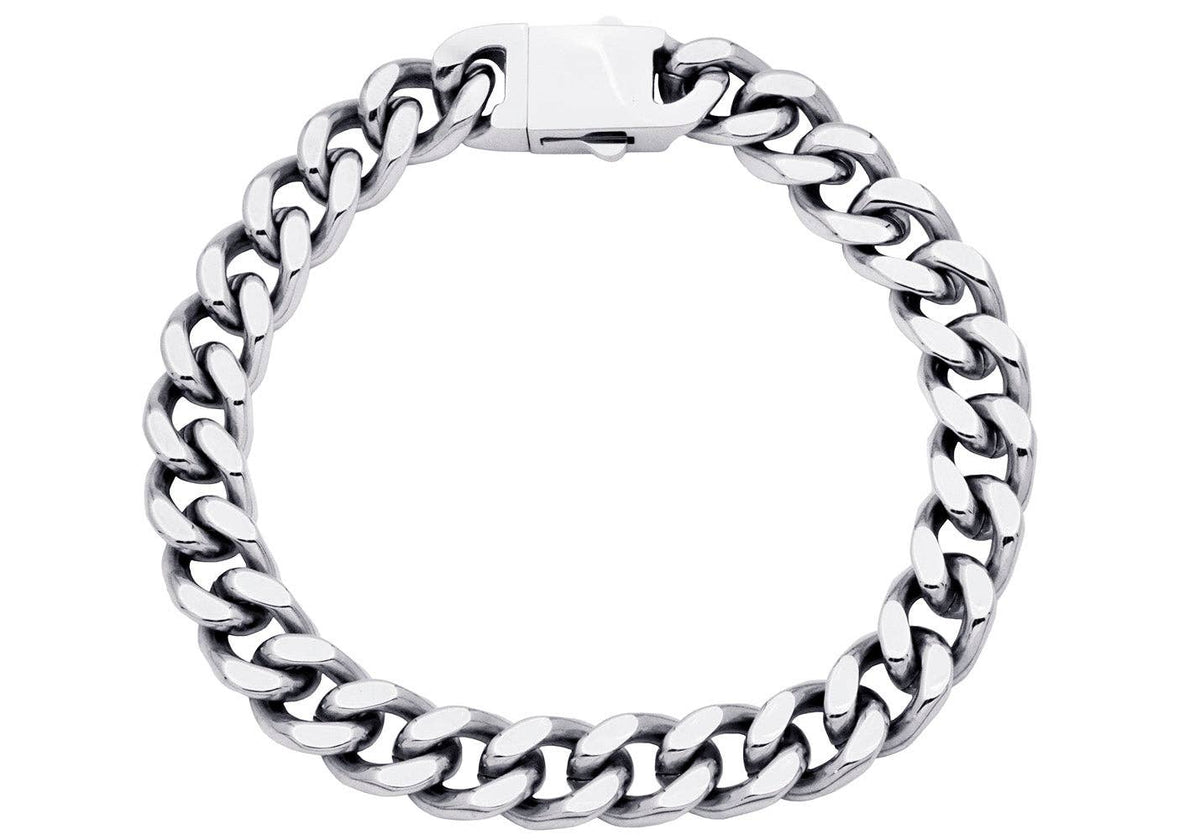 Men's S.Steel Cuban Link Chain Bracelet