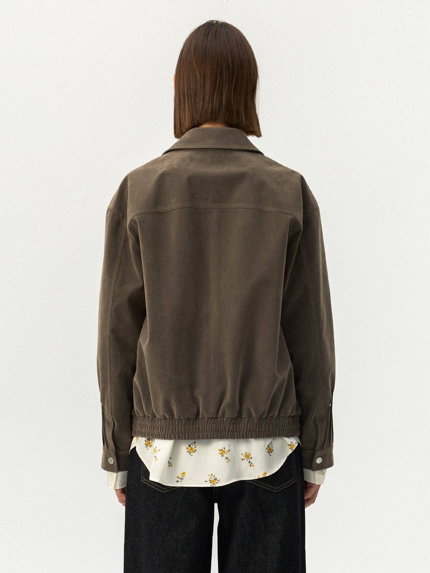 CUBIC Relaxed Zip-Up Blouson Jacket