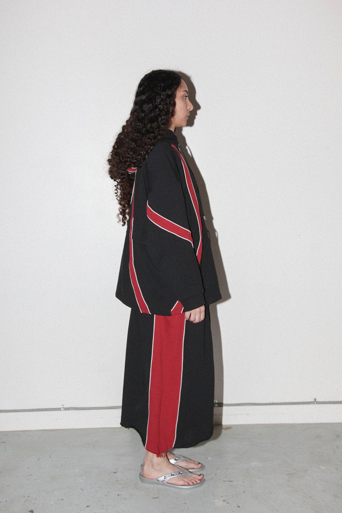 Organic Zip Hoodie in Onyx