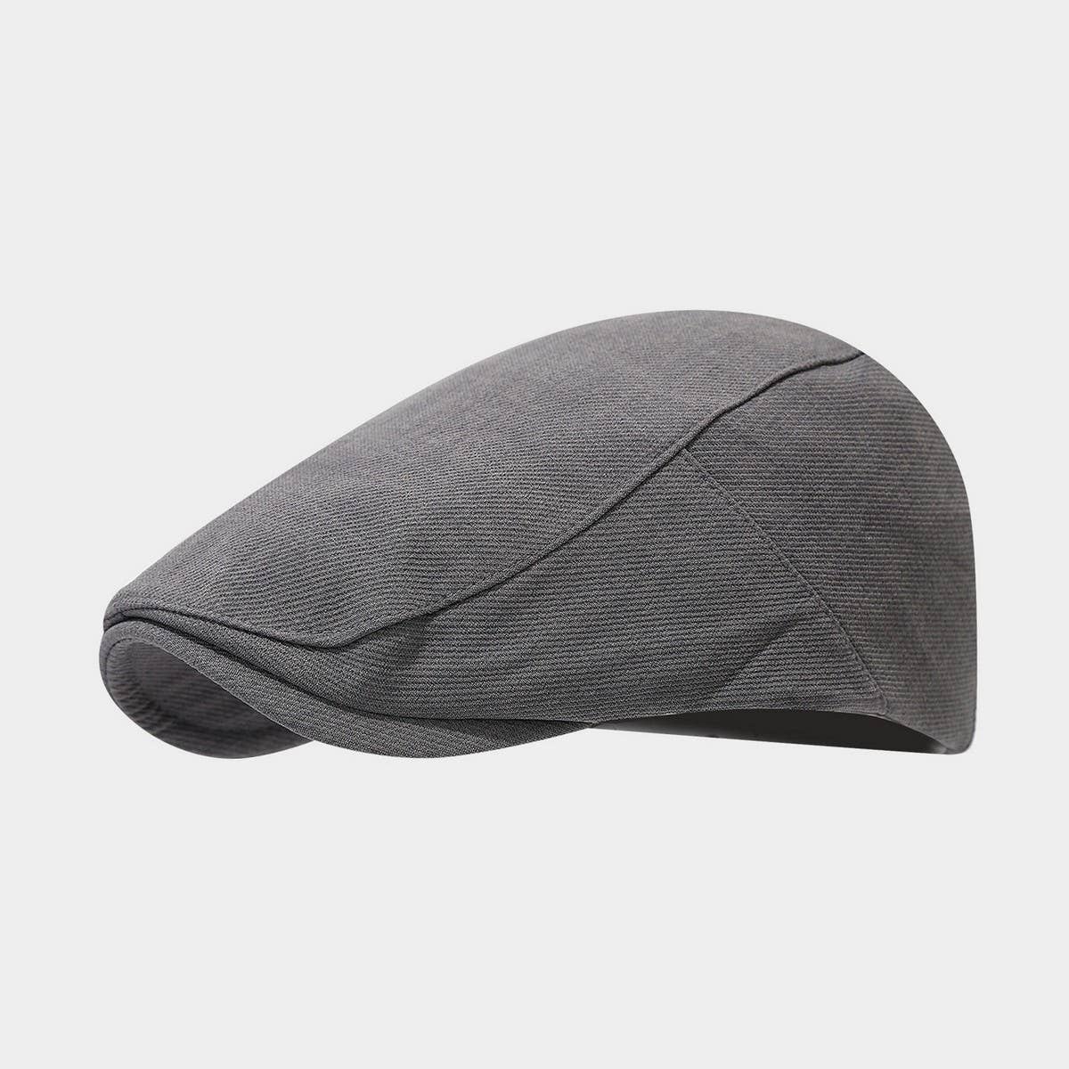 Vintage Solid Beret Newsboy Painter Cap_CWAH04629