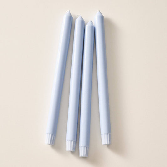 Anget Mint Palm Wax Taper Candles - Set of 4